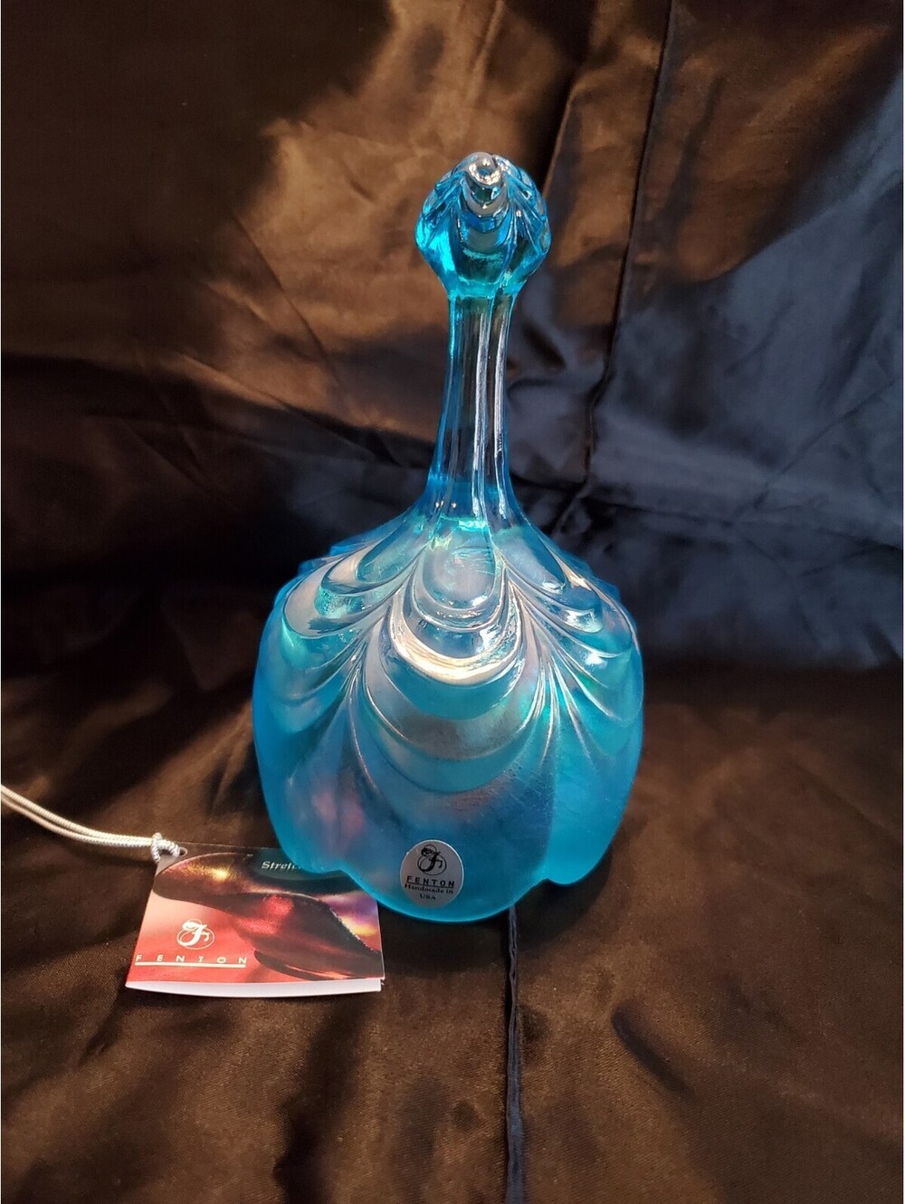Fenton Blue Iridescent 6"bell